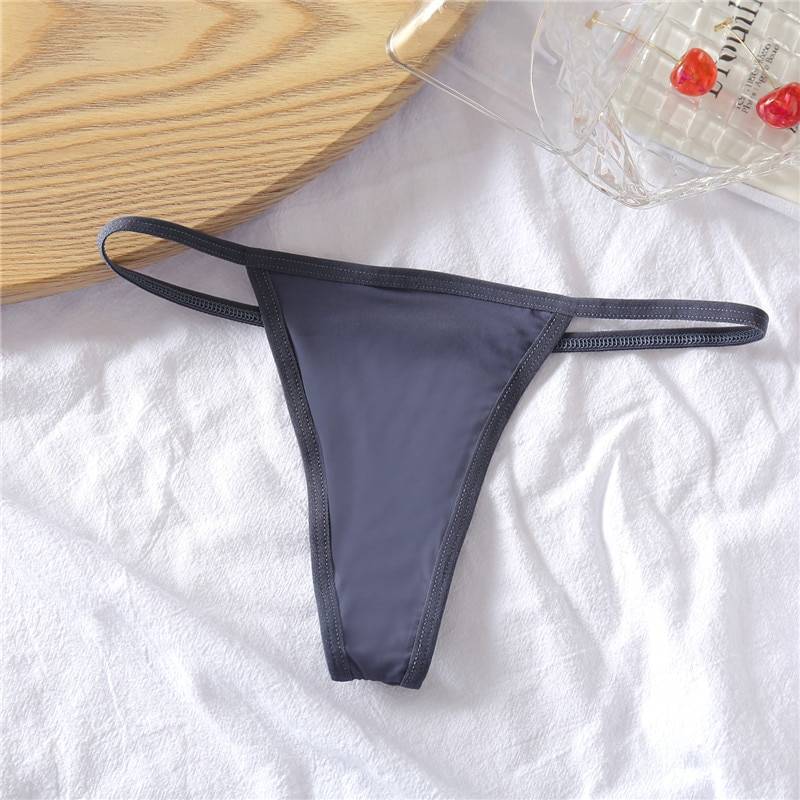 FINETOO M-XL Cotton Bikini Panties T-back Thong Sexy Low Waist Women Underwear Cotton G-String Underpants Femlae Lingerie 3Pcs