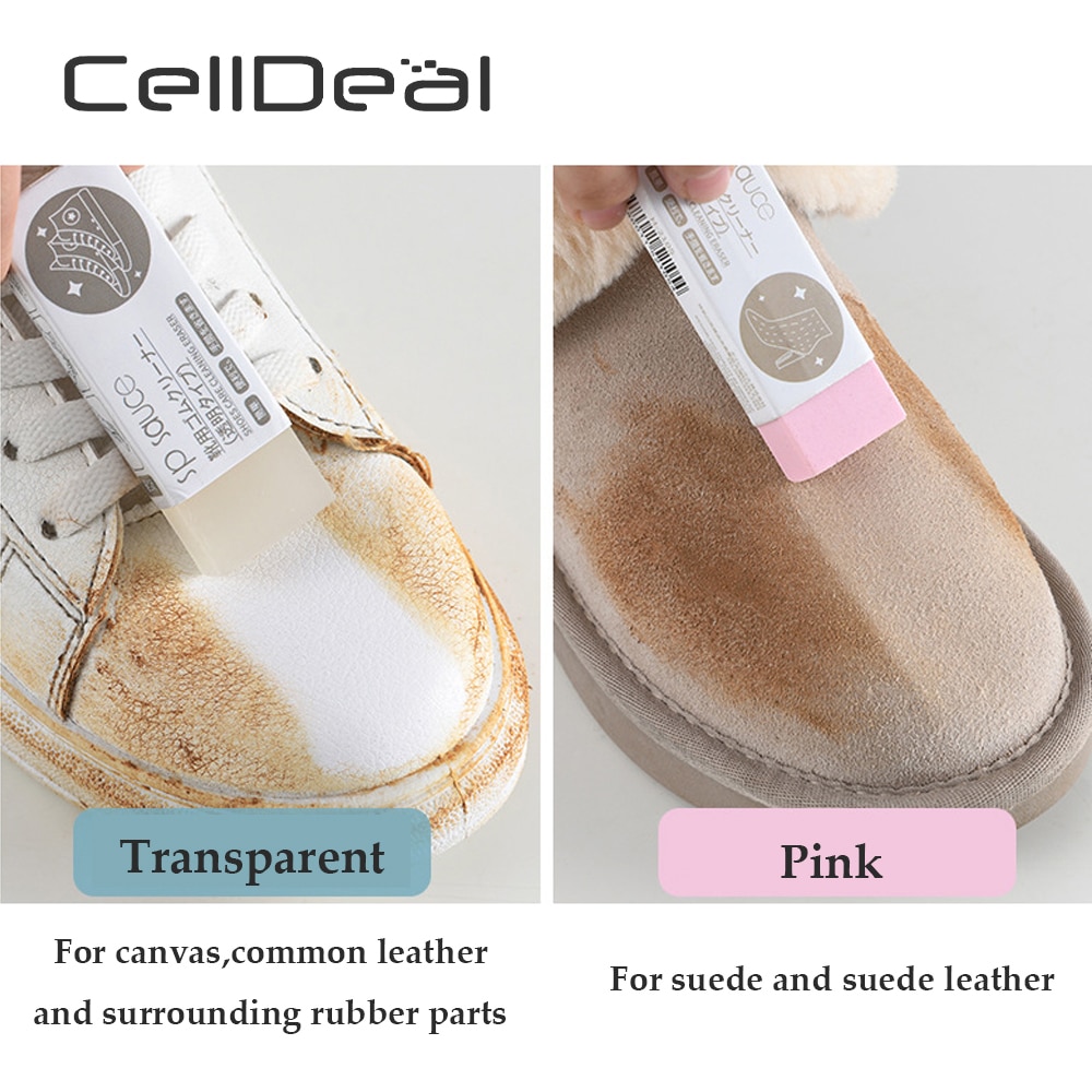 CellDeal 1Pc Cleaning Eraser Suede Sheepskin Matte Leather And Leather Fabric Care Shoes Care Leather Cleaner Sneakers Care Children Shoes Men's Shoes Shoes Women's Shoes