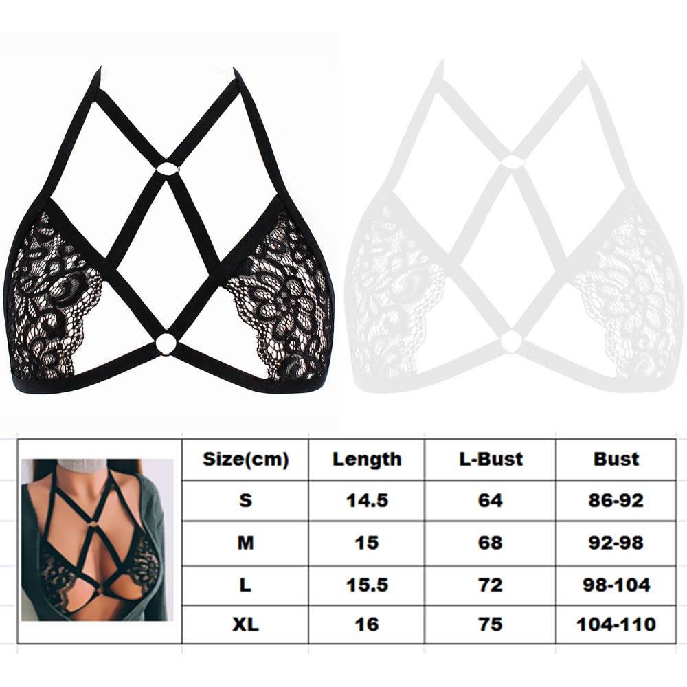 Lace Bra Lingerie Sexy American Clothing Women Bralette Micro Bikini Hollow Plus Size Lingere Exotic Transparent Thin Underwear Clothing Underwear & Exotic Apparel