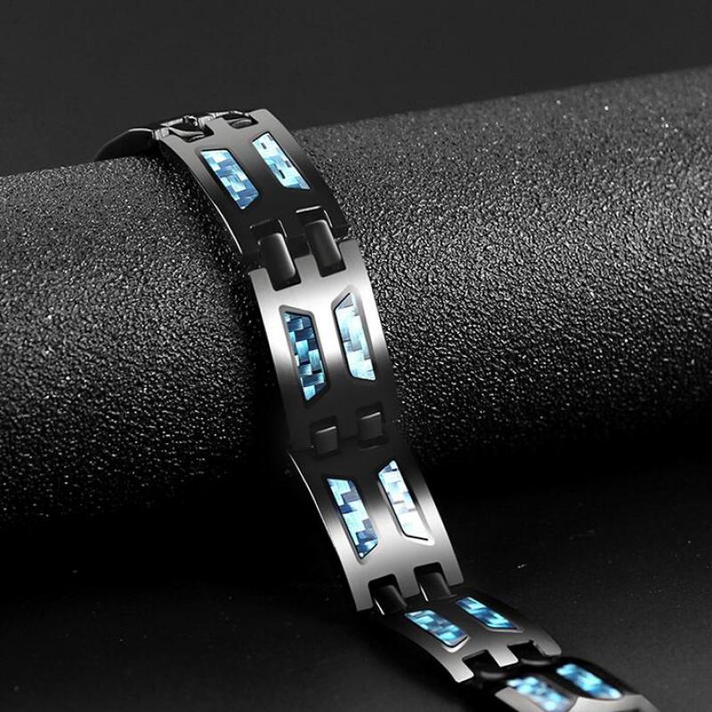 Magnetotherapy Body Firming Bracelet Titanium Magnetic Bracelet Carbon Fiber Bracelet Titanium Energy immune bracelets