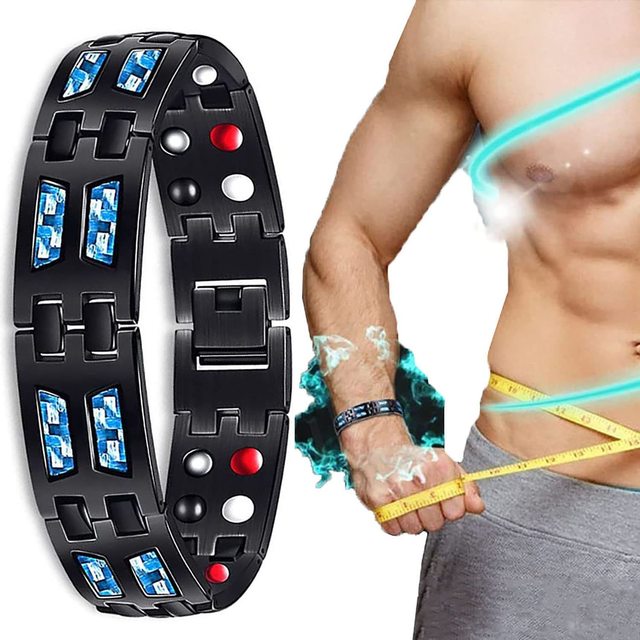 Magnetotherapy Body Firming Bracelet Titanium Magnetic Bracelet Carbon Fiber Bracelet Titanium Energy immune bracelets