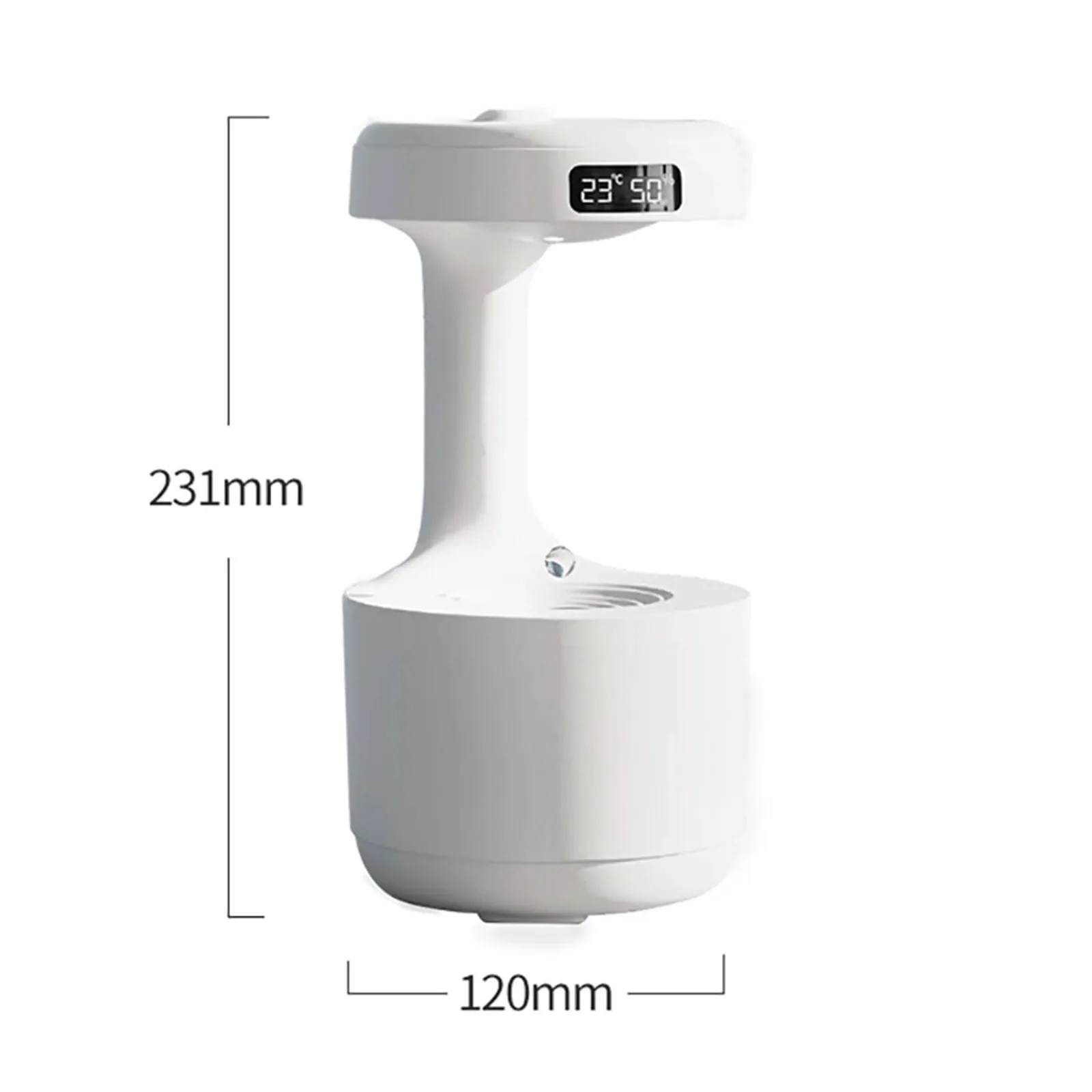 Anti-gravity Air Humidifier Mute Countercurrent Humidifier Levitating Water Drops Cool Mist Maker Fogger Relieve Fatigue cb5feb1b7314637725a2e7: Green|white|White Standard|Z645